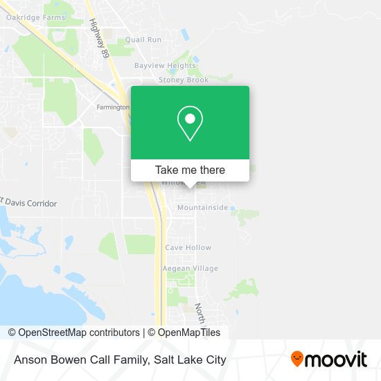 Anson Bowen Call Family map