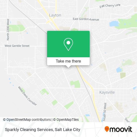 Sparkly Cleaning Services map