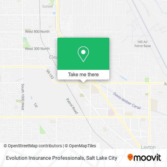 Evolution Insurance Professionals map