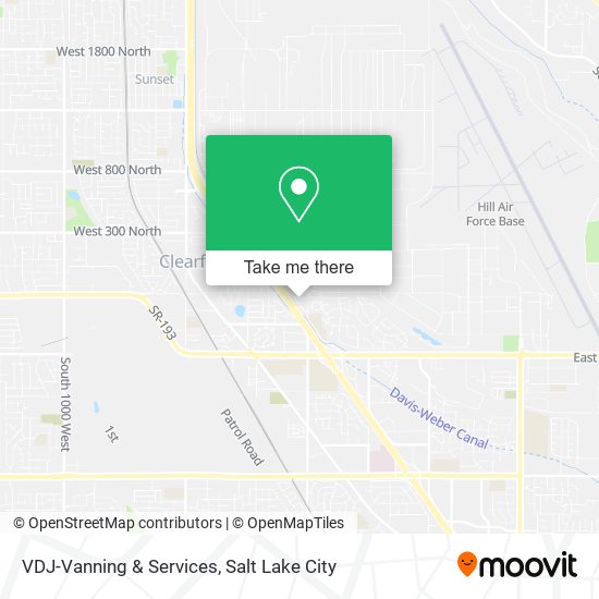 VDJ-Vanning & Services map