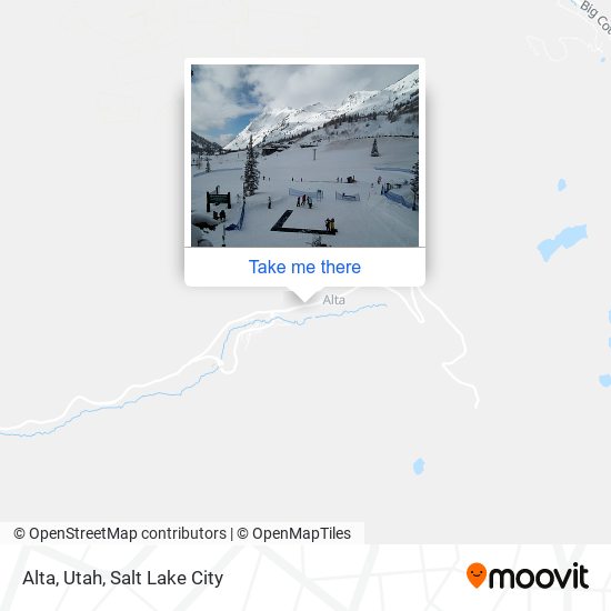 Mapa de Alta, Utah