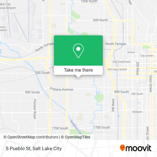 S Pueblo St map