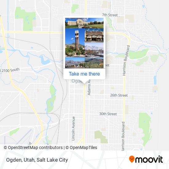 Ogden, Utah map