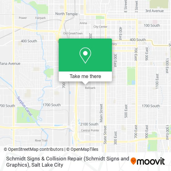 Schmidt Signs & Collision Repair (Schmidt Signs and Graphics) map