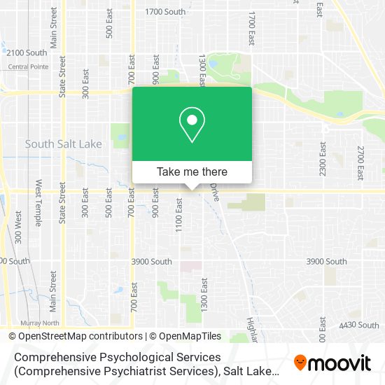 Mapa de Comprehensive Psychological Services (Comprehensive Psychiatrist Services)