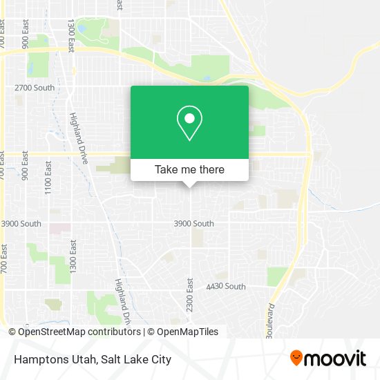 Hamptons Utah map