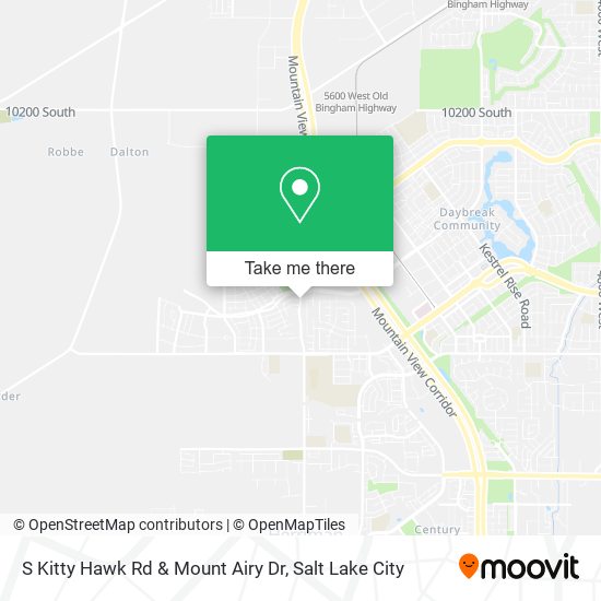 S Kitty Hawk Rd & Mount Airy Dr map