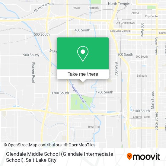 Mapa de Glendale Middle School (Glendale Intermediate School)