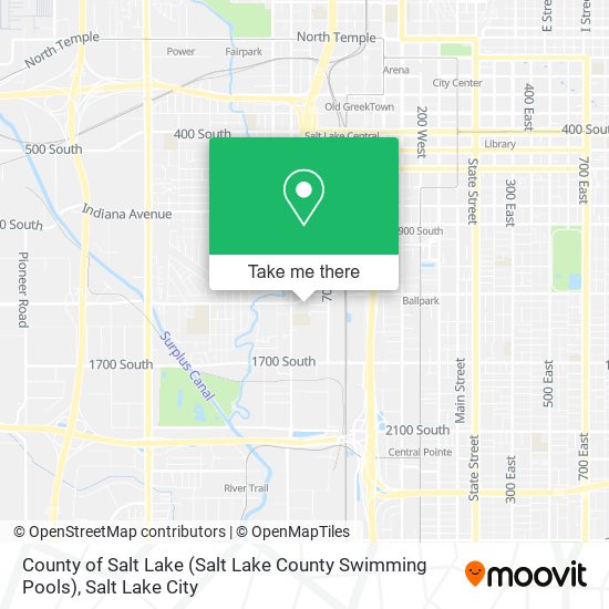 County of Salt Lake (Salt Lake County Swimming Pools) map