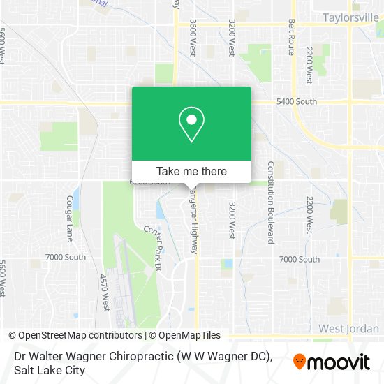Dr Walter Wagner Chiropractic (W W Wagner DC) map