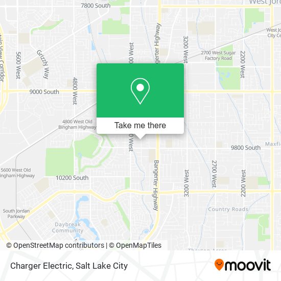 Charger Electric map