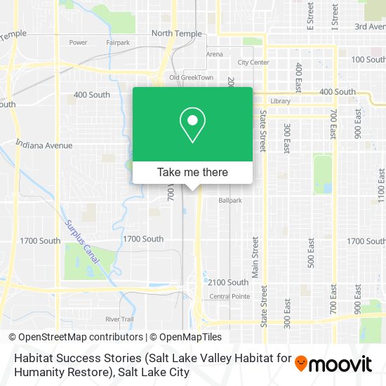 Habitat Success Stories (Salt Lake Valley Habitat for Humanity Restore) map