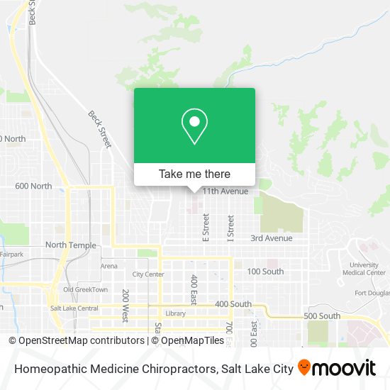 Homeopathic Medicine Chiropractors map