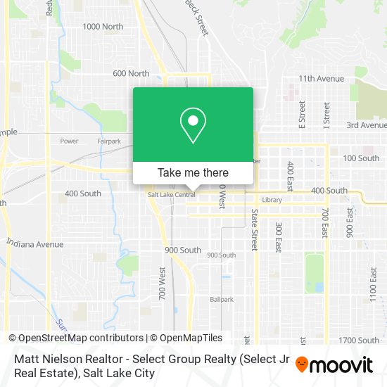 Matt Nielson Realtor - Select Group Realty (Select Jr Real Estate) map