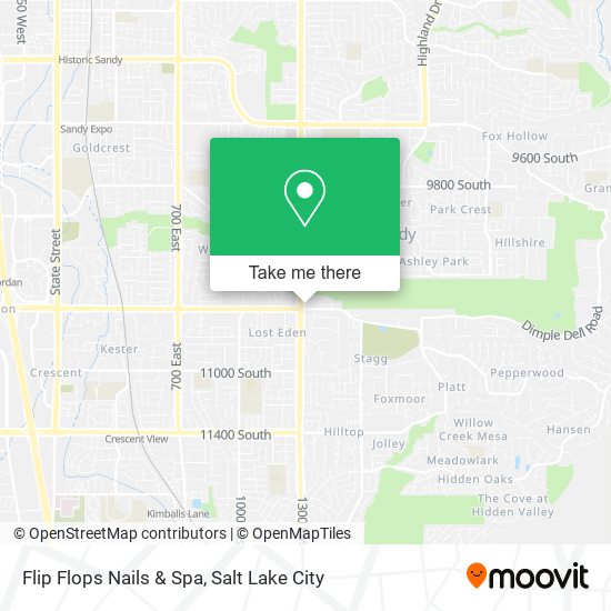 Mapa de Flip Flops Nails & Spa