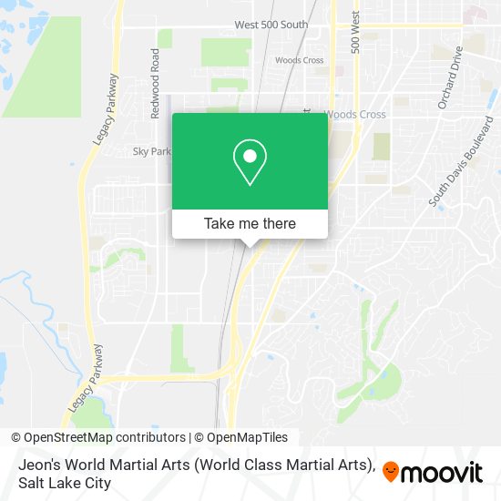 Mapa de Jeon's World Martial Arts (World Class Martial Arts)