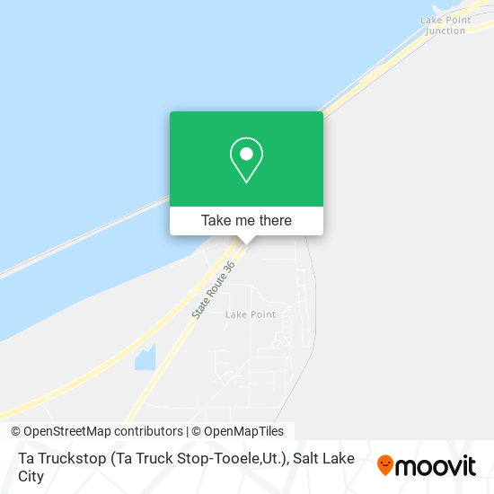 Mapa de Ta Truckstop (Ta Truck Stop-Tooele,Ut.)