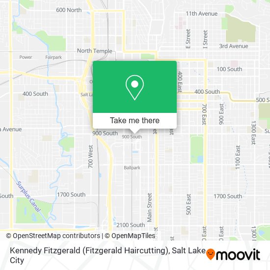 Kennedy Fitzgerald (Fitzgerald Haircutting) map