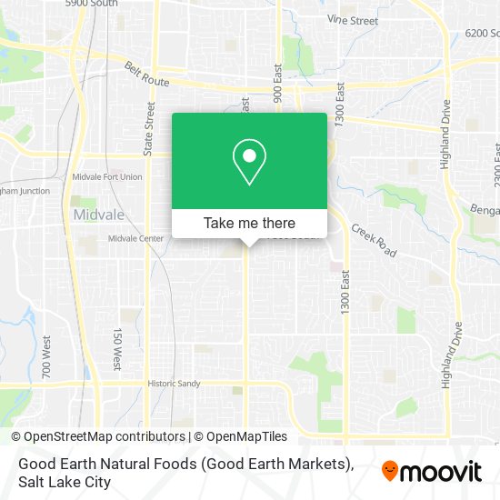 Mapa de Good Earth Natural Foods (Good Earth Markets)