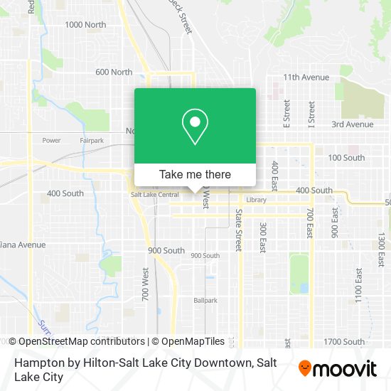Hampton by Hilton-Salt Lake City Downtown map