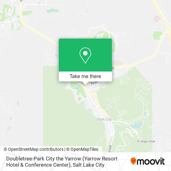 Doubletree-Park City the Yarrow (Yarrow Resort Hotel & Conference Center) map