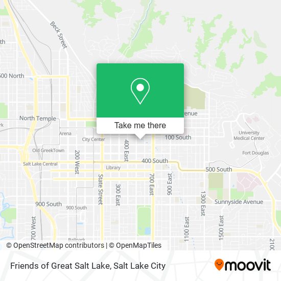 Mapa de Friends of Great Salt Lake