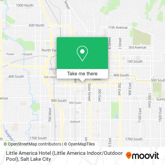 Little America Hotel (Little America Indoor / Outdoor Pool) map