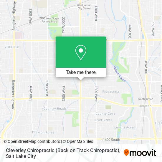 Cleverley Chiropractic (Back on Track Chiropractic) map