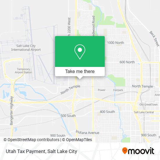 Mapa de Utah Tax Payment