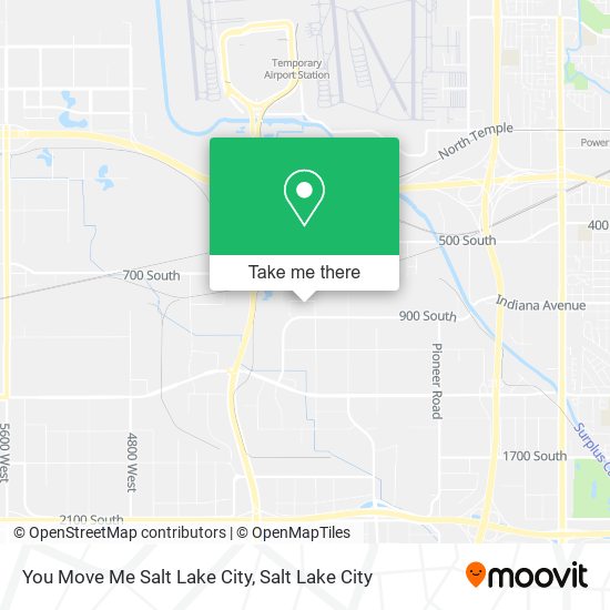 You Move Me Salt Lake City map