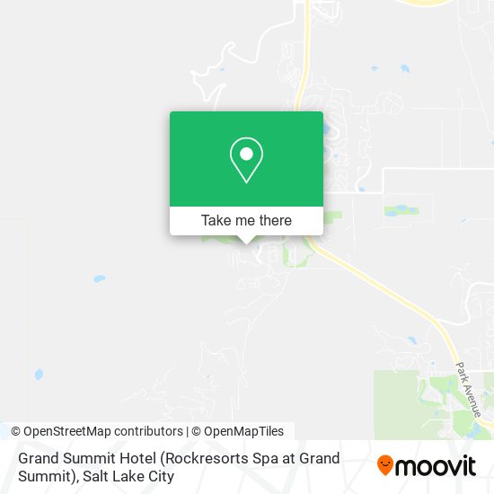 Mapa de Grand Summit Hotel (Rockresorts Spa at Grand Summit)