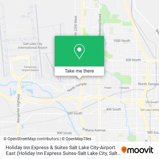 Holiday Inn Express & Suites Salt Lake City-Airport East map