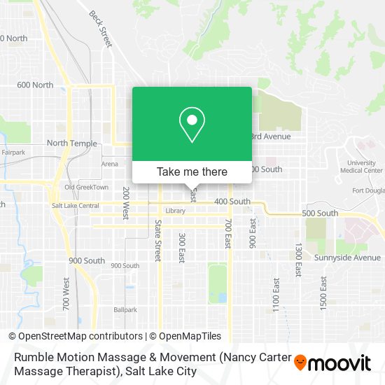 Mapa de Rumble Motion Massage & Movement (Nancy Carter Massage Therapist)