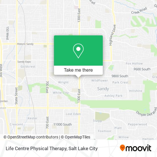 Mapa de Life Centre Physical Therapy