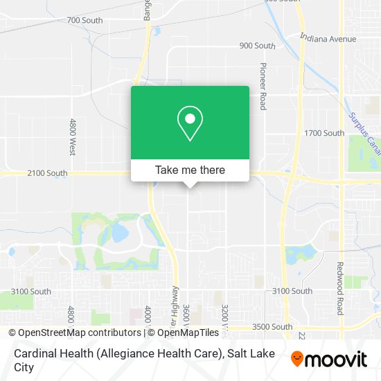 Cardinal Health (Allegiance Health Care) map