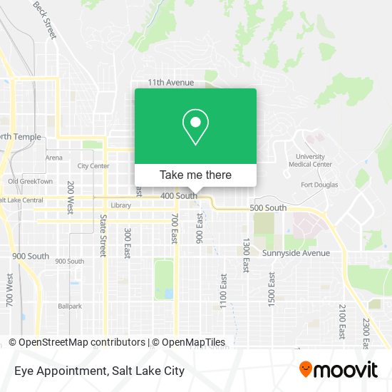 Eye Appointment map
