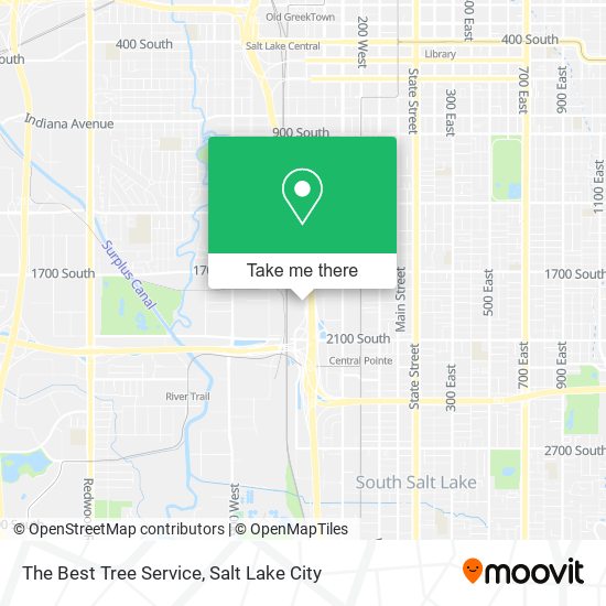 The Best Tree Service map