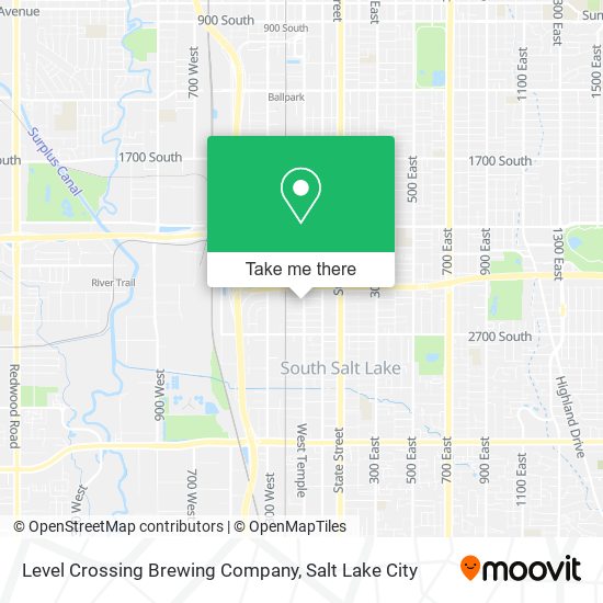 Level Crossing Brewing Company map