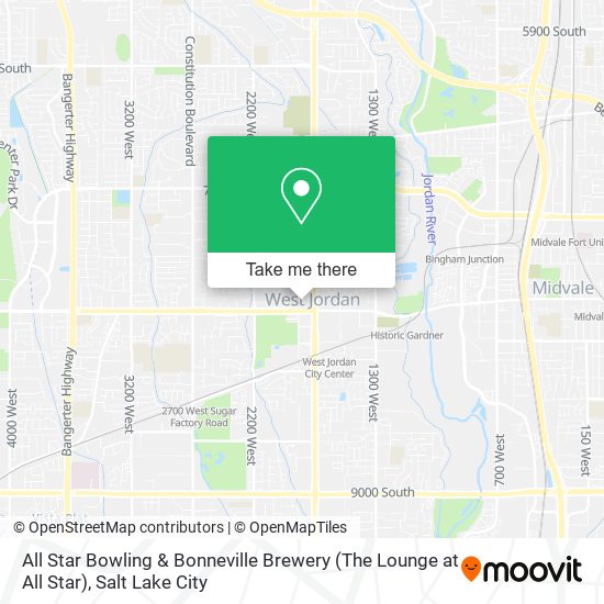 All Star Bowling & Bonneville Brewery (The Lounge at All Star) map