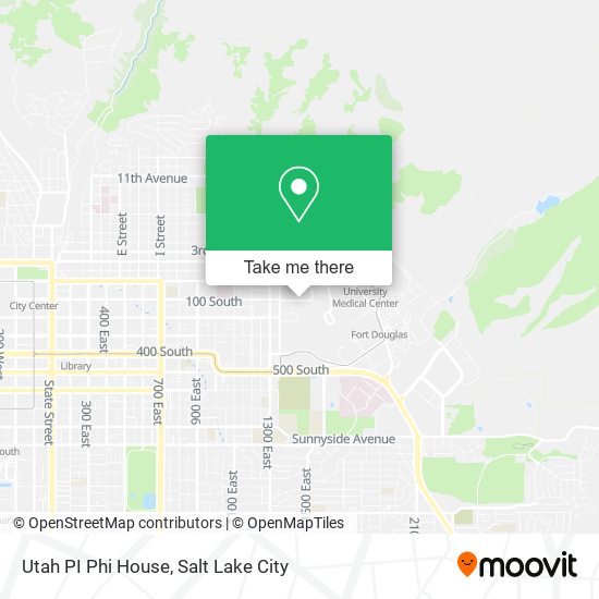 Utah PI Phi House map