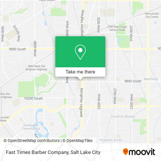 Fast Times Barber Company map
