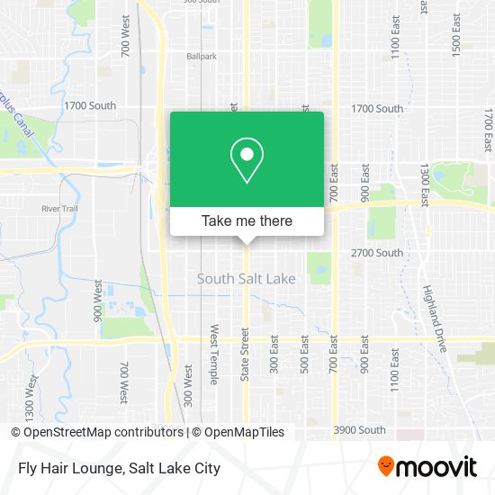 Fly Hair Lounge map