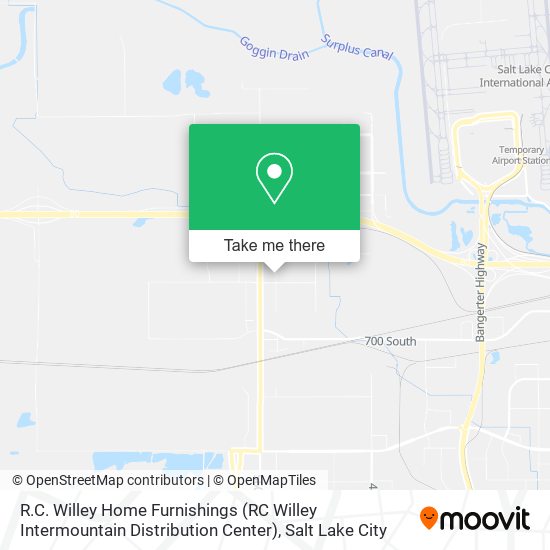 R.C. Willey Home Furnishings (RC Willey Intermountain Distribution Center) map