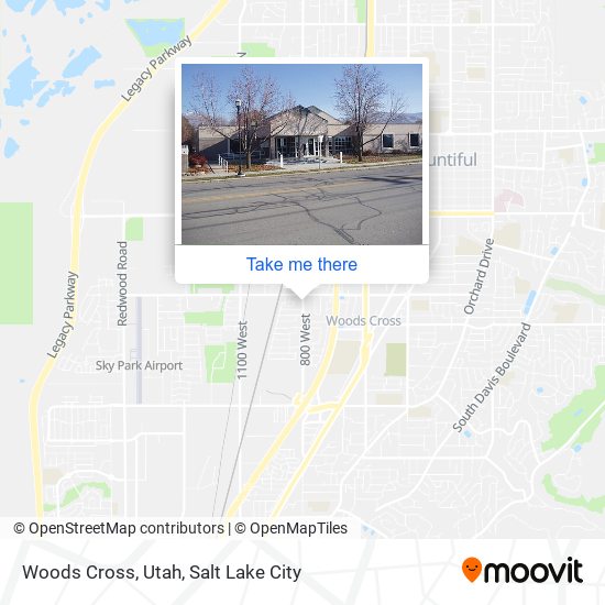 Woods Cross, Utah map