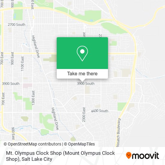 Mt. Olympus Clock Shop map