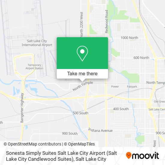 Sonesta Simply Suites Salt Lake City Airport (Salt Lake City Candlewood Suites) map