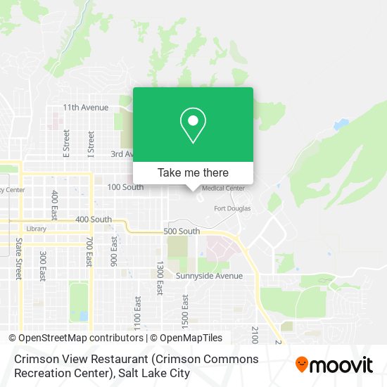 Mapa de Crimson View Restaurant (Crimson Commons Recreation Center)
