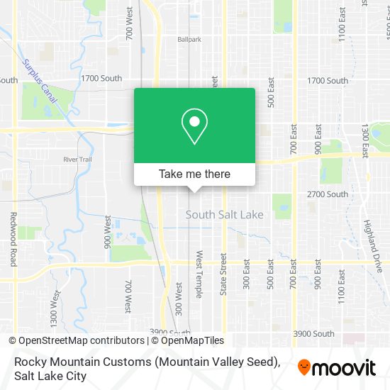 Mapa de Rocky Mountain Customs (Mountain Valley Seed)