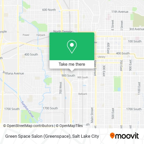 Green Space Salon (Greenspace) map