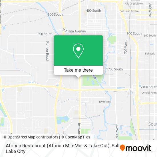 Mapa de African Restaurant (African Min-Mar & Take-Out)